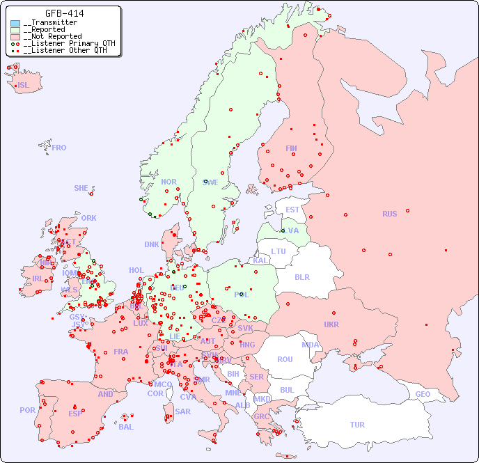 __European Reception Map for GFB-414