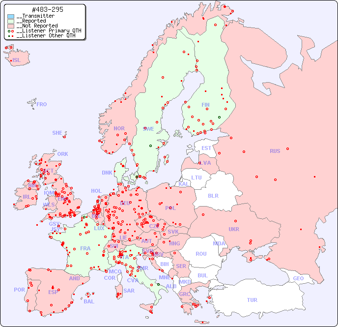 __European Reception Map for #483-295