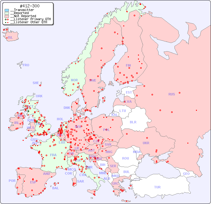 __European Reception Map for #412-300