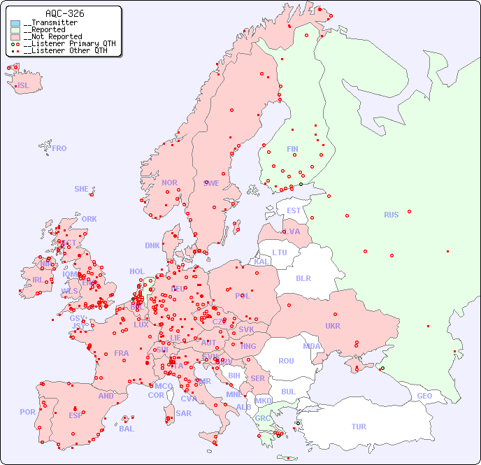 __European Reception Map for AQC-326