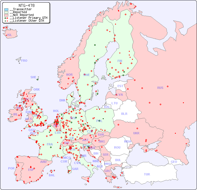 __European Reception Map for NTG-478