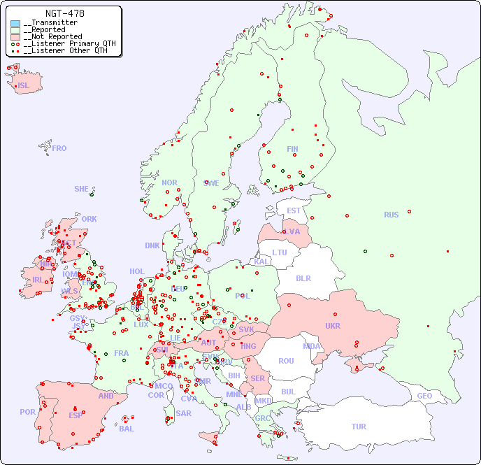 __European Reception Map for NGT-478