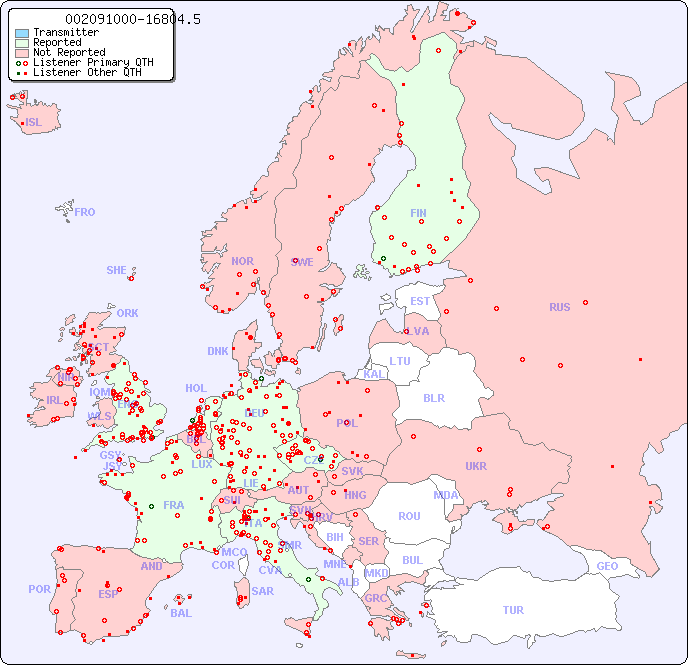 European Reception Map for 002091000-16804.5