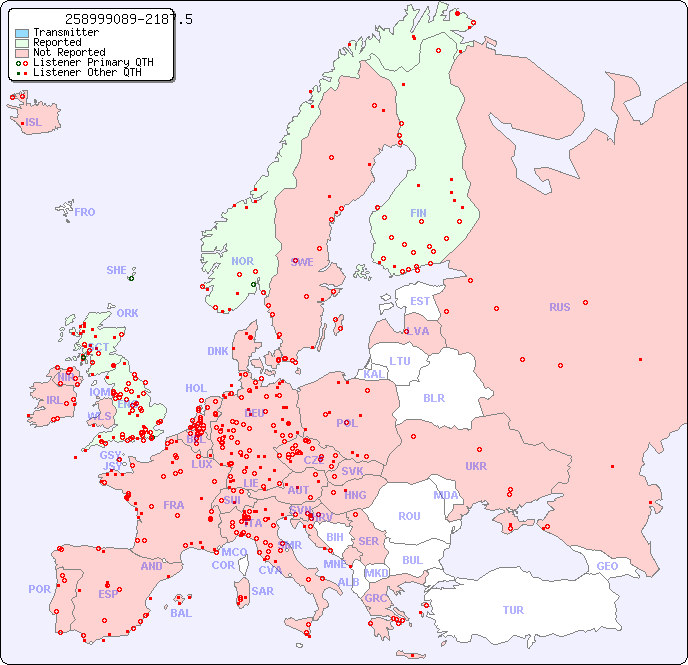 European Reception Map for 258999089-2187.5