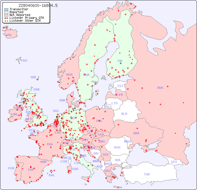 European Reception Map for 228040600-16804.5