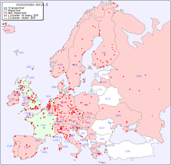 European Reception Map for 000000080-8414.5