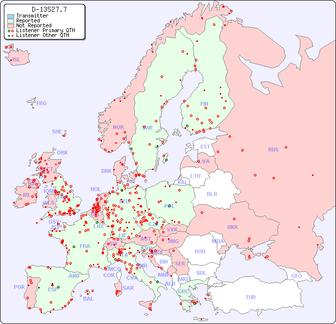 European Reception Map for D-13527.7