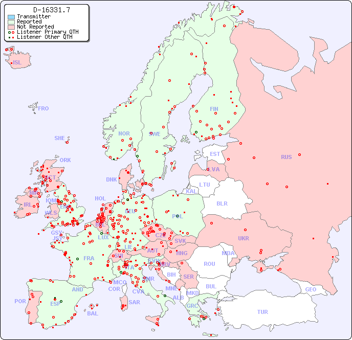 European Reception Map for D-16331.7