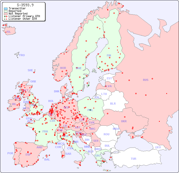 European Reception Map for S-3593.9