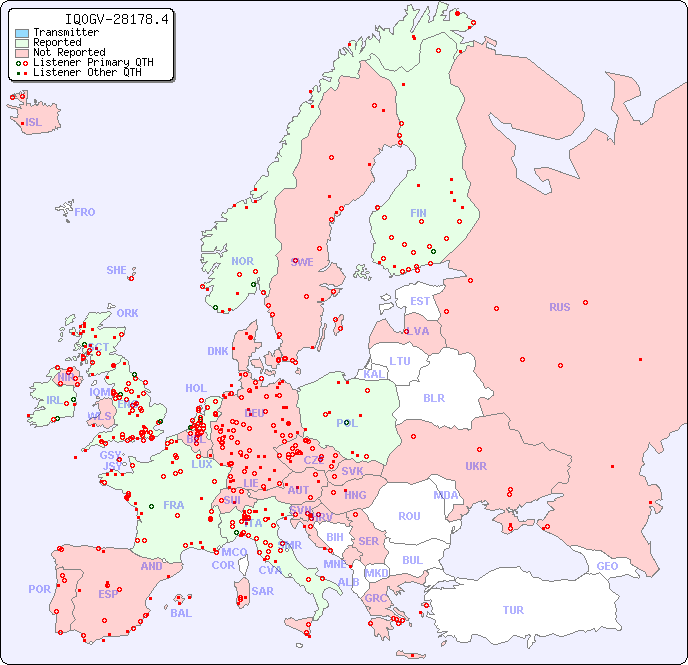 European Reception Map for IQ0GV-28178.4