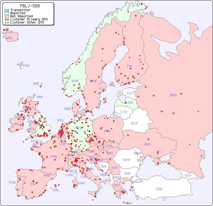 European Reception Map for PBLJ-588