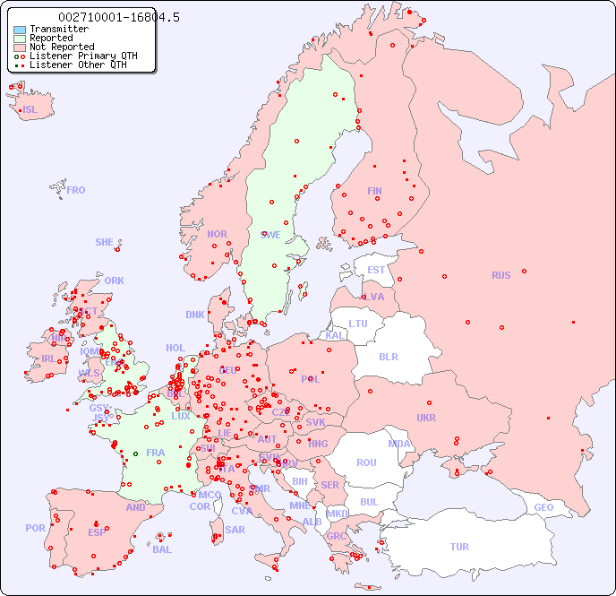 European Reception Map for 002710001-16804.5