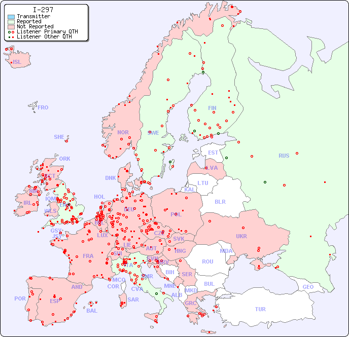 European Reception Map for I-297