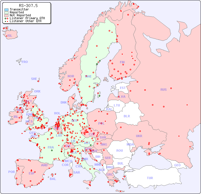 European Reception Map for RS-307.5