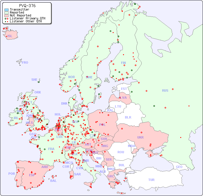 European Reception Map for PVQ-376