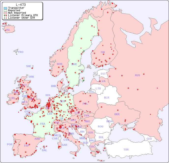 European Reception Map for L-473