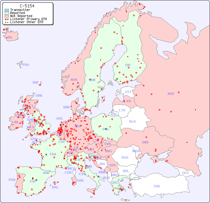 European Reception Map for C-5154