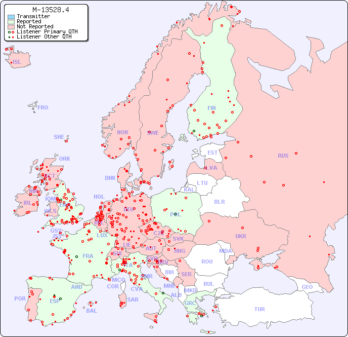 European Reception Map for M-13528.4