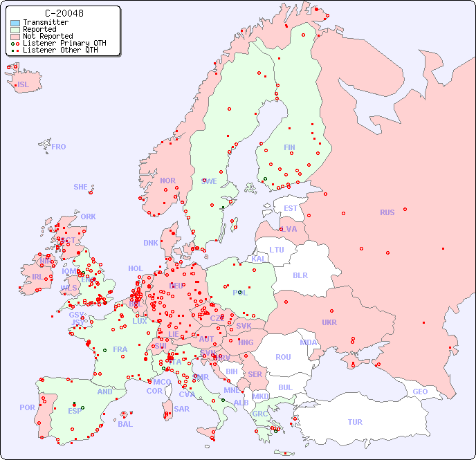 European Reception Map for C-20048