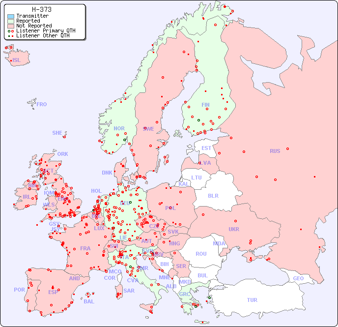 European Reception Map for H-373