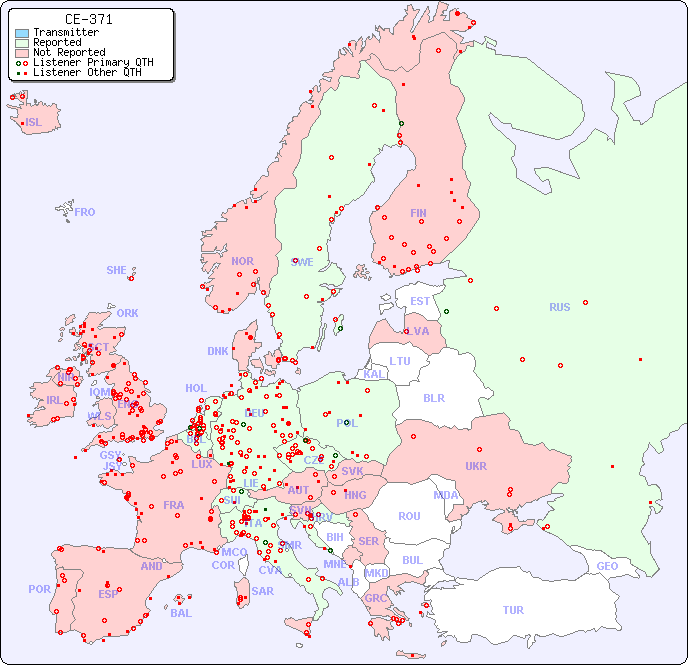 European Reception Map for CE-371