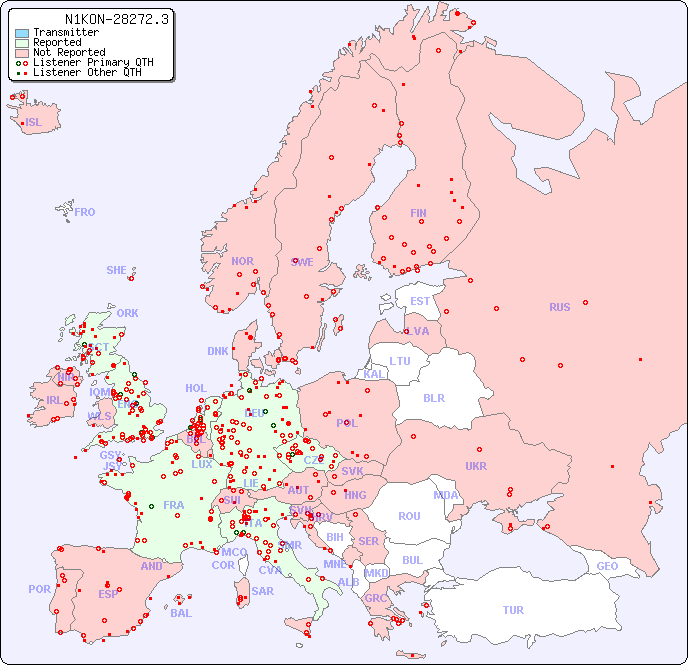 European Reception Map for N1KON-28272.3