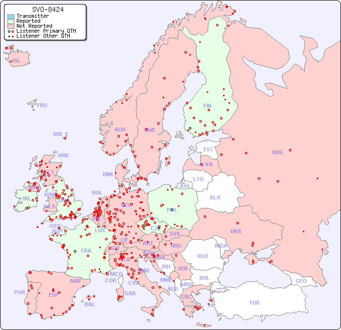 European Reception Map for SVO-8424