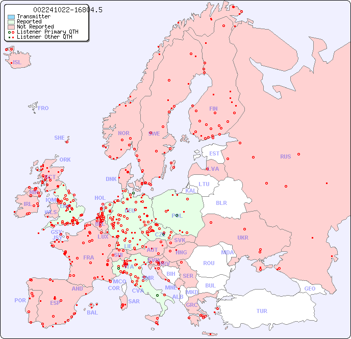 European Reception Map for 002241022-16804.5