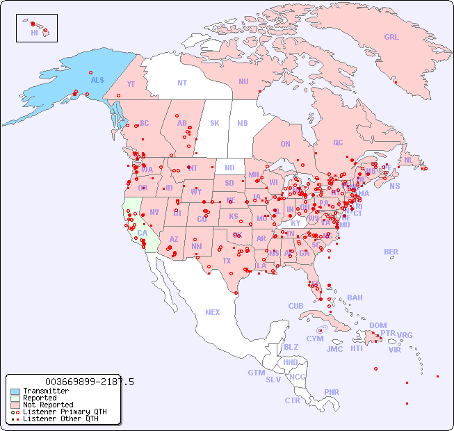North American Reception Map for 003669899-2187.5