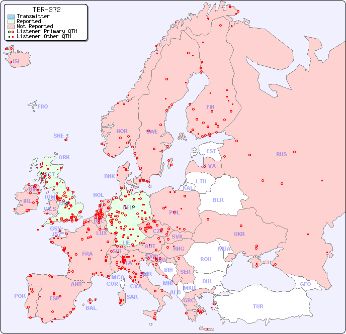 European Reception Map for TER-372