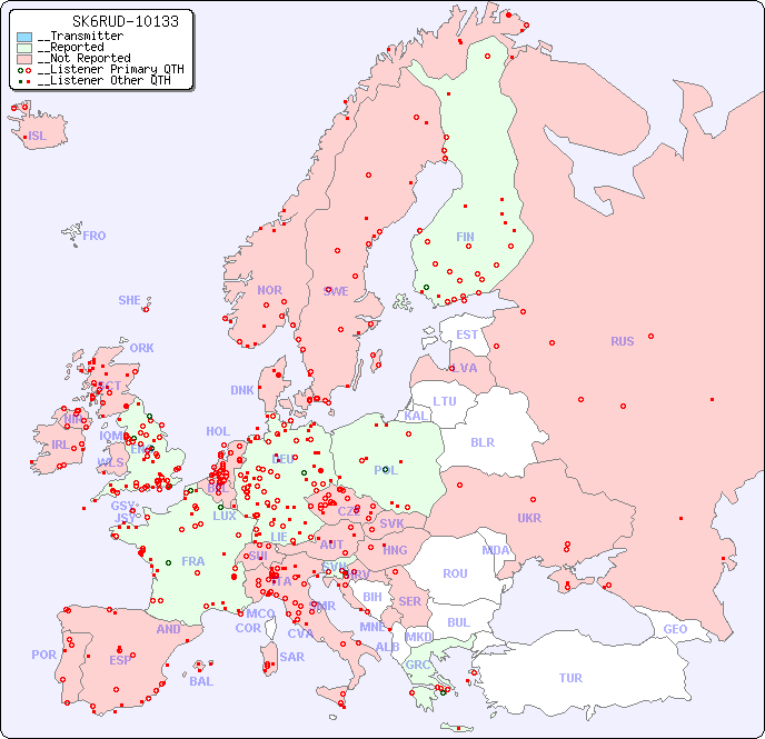 __European Reception Map for SK6RUD-10133