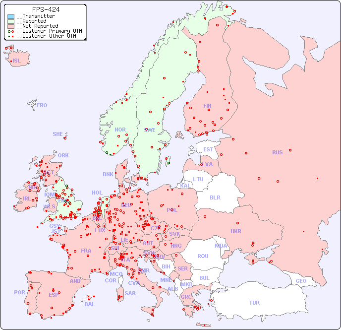 __European Reception Map for FPS-424