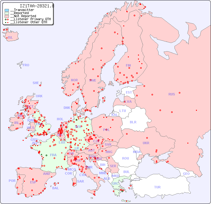 __European Reception Map for IZ1TAA-28321.8