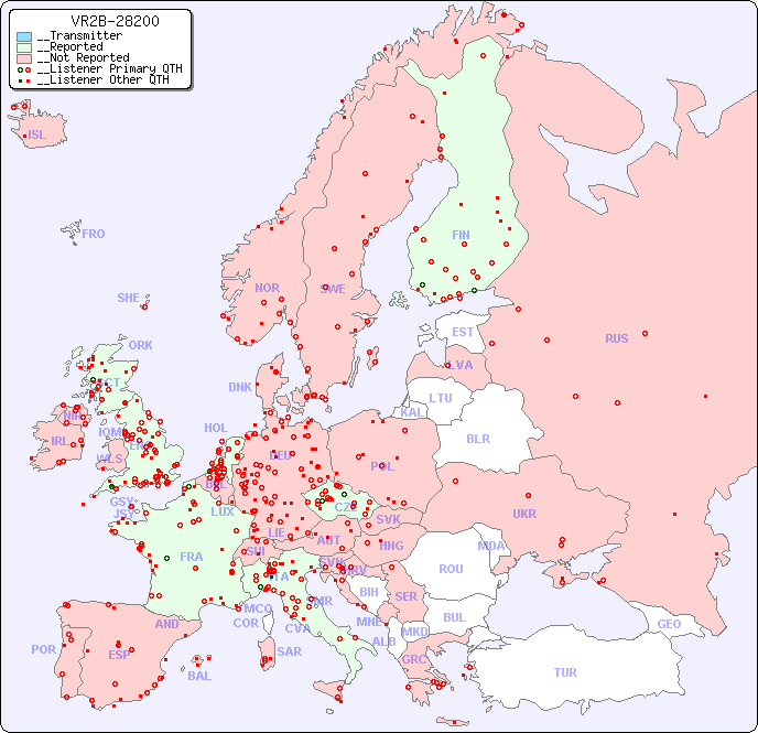 __European Reception Map for VR2B-28200