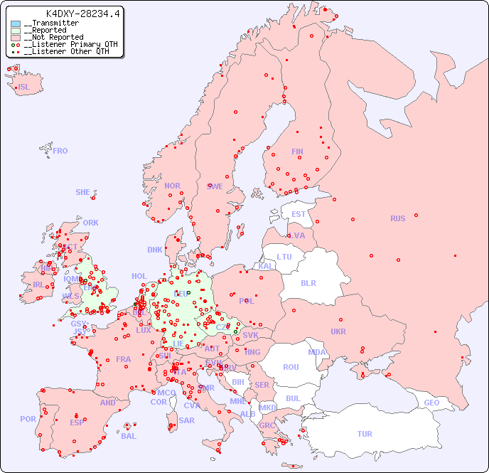 __European Reception Map for K4DXY-28234.4