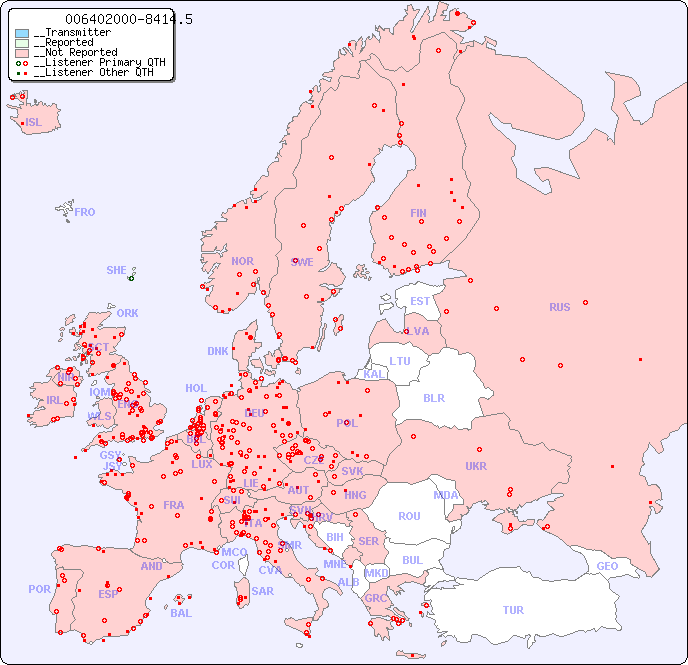 __European Reception Map for 006402000-8414.5