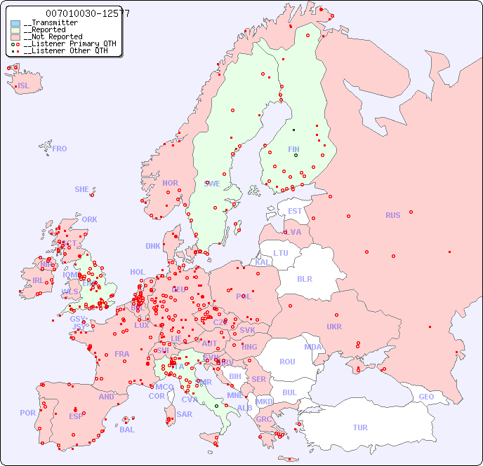 __European Reception Map for 007010030-12577