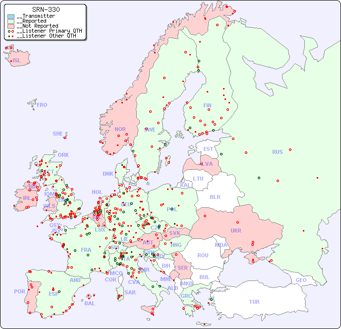 __European Reception Map for SRN-330