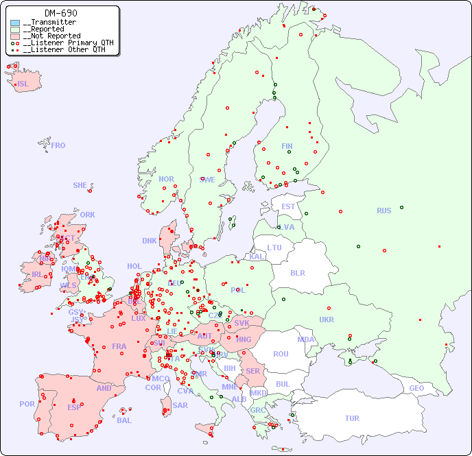 __European Reception Map for DM-690