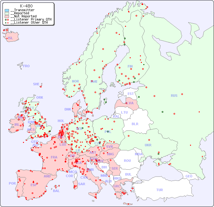 __European Reception Map for K-480