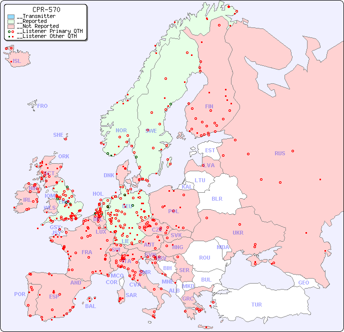 __European Reception Map for CPR-570