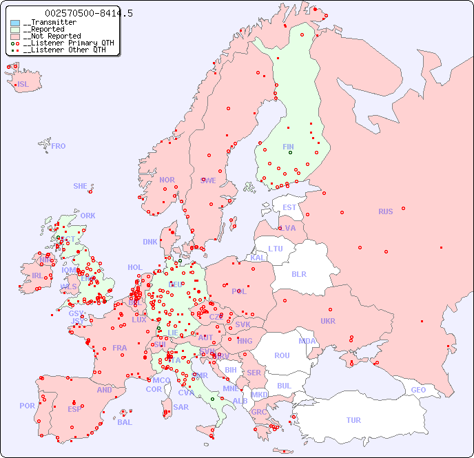 __European Reception Map for 002570500-8414.5