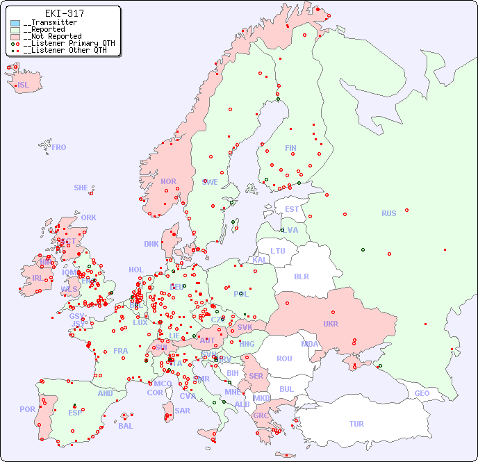 __European Reception Map for EKI-317