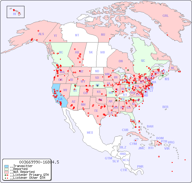__North American Reception Map for 003669990-16804.5