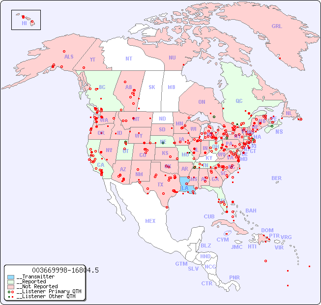 __North American Reception Map for 003669998-16804.5