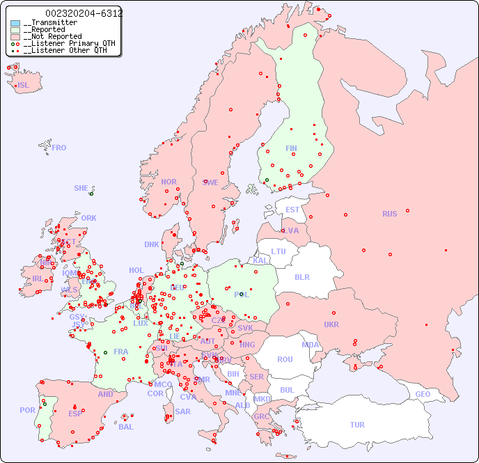 __European Reception Map for 002320204-6312