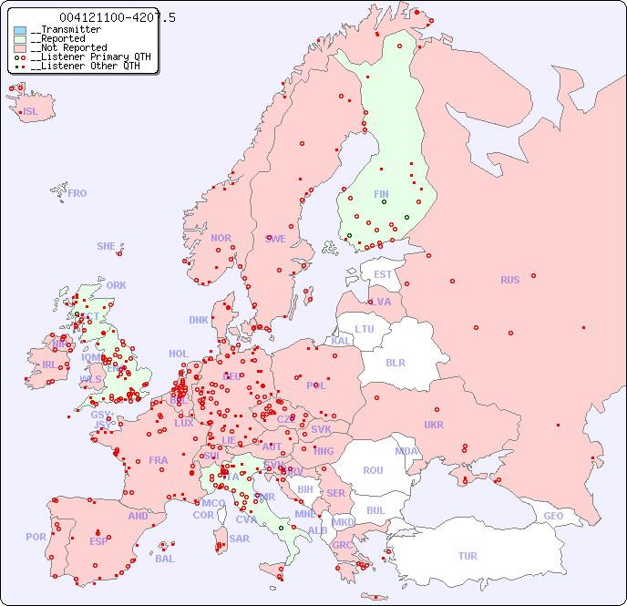 __European Reception Map for 004121100-4207.5
