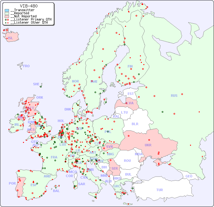 __European Reception Map for VIB-480