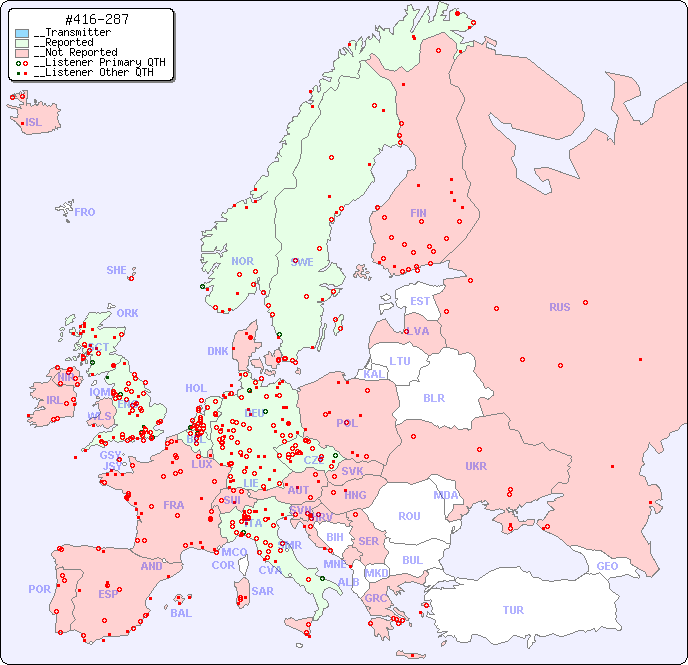 __European Reception Map for #416-287