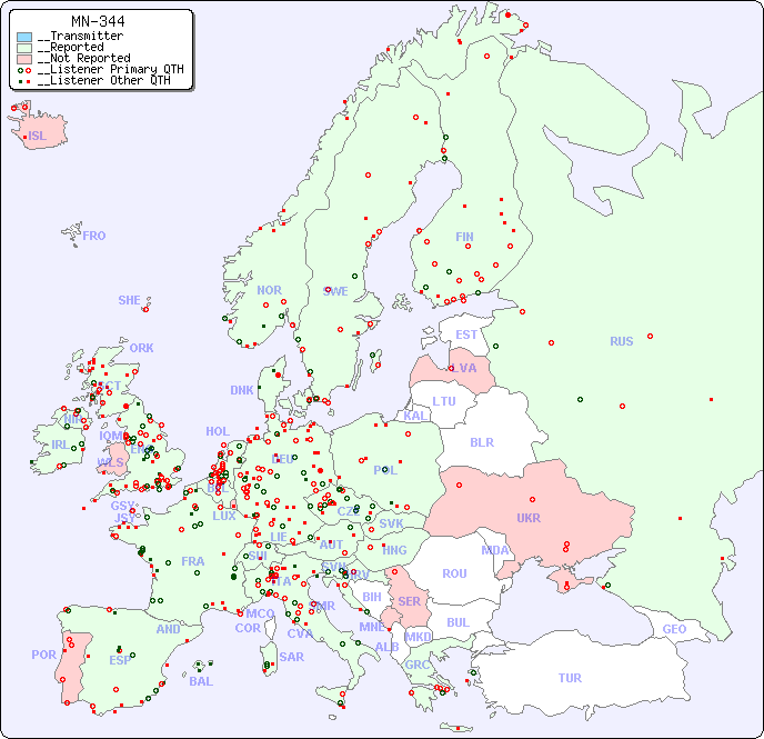 __European Reception Map for MN-344